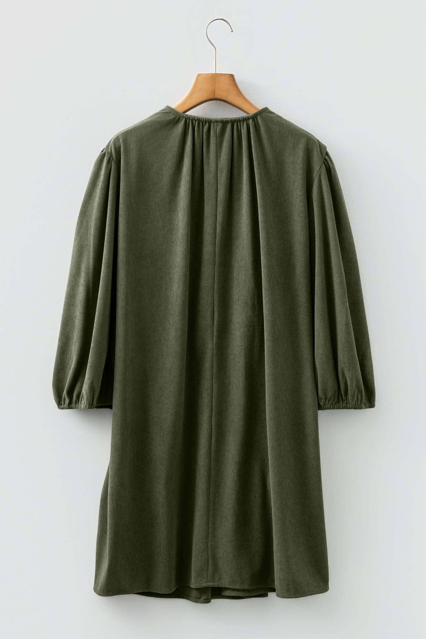 Moss Green Mini Dress