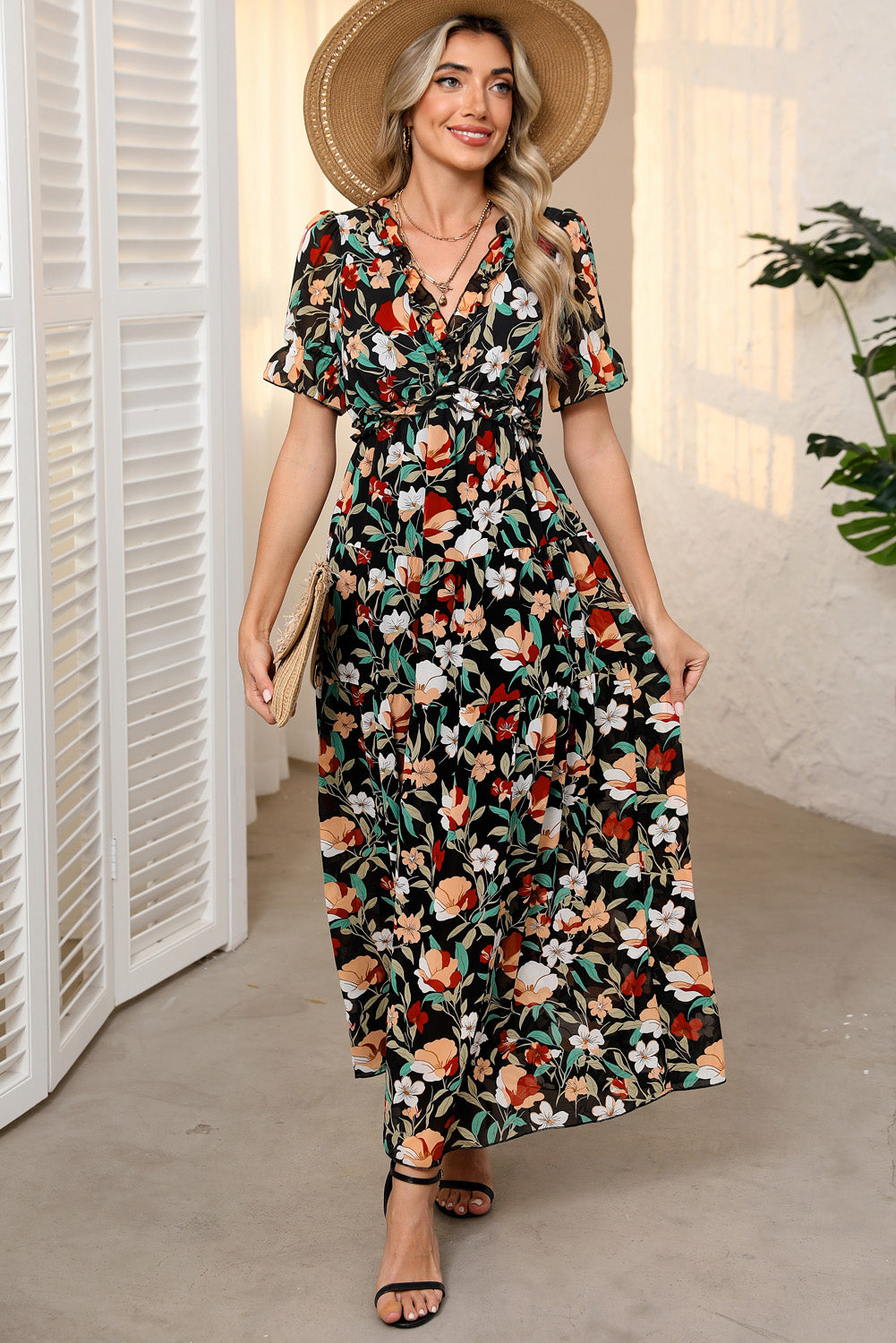 Power in the Petals Maxi Dress