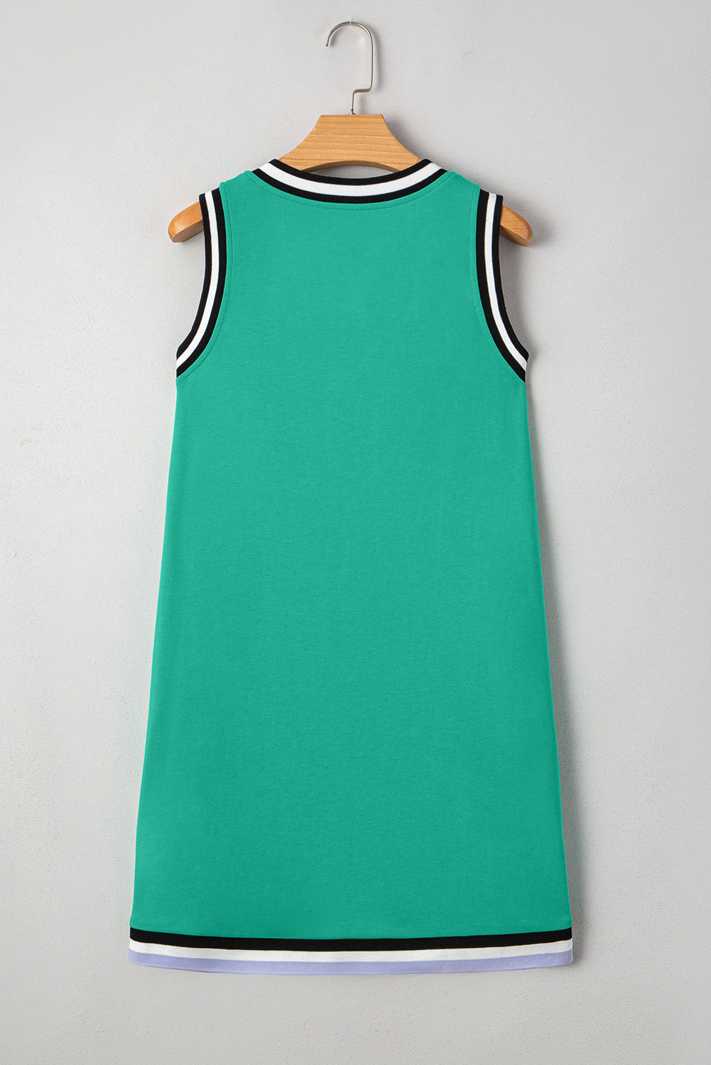 Tee Time  V Neck Shift Sleeveless Mini Dress