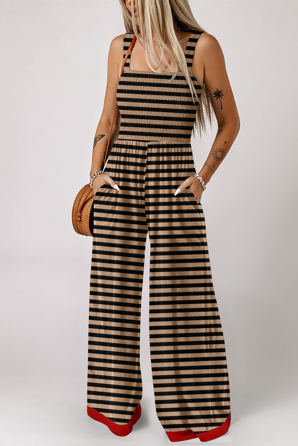 Playful Lines and Goodtimes -Wide Leg Jumpsuit